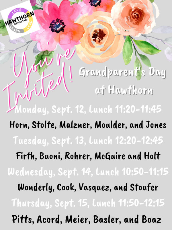 Grandparent's Day at Hawthorn