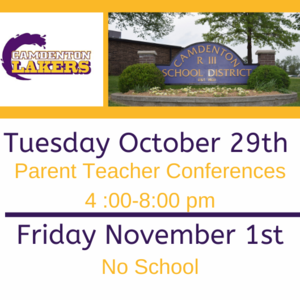 Parent Teacher Conference - No School Reminder.png