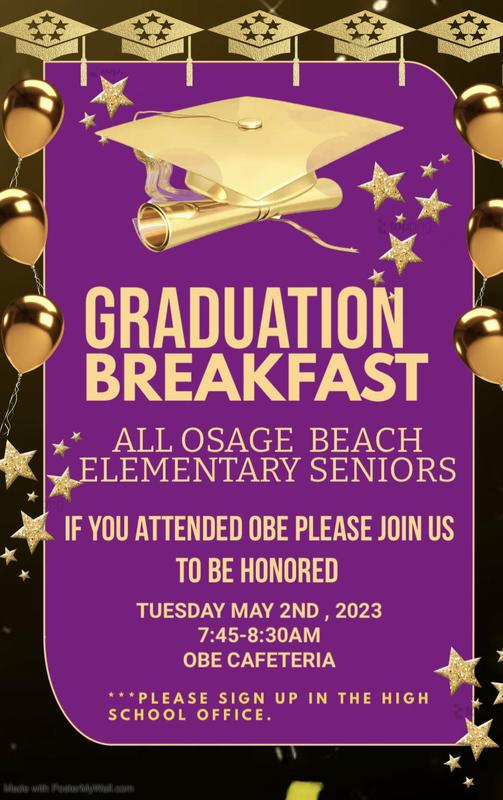 OBE Graduation Breakfast Flyer