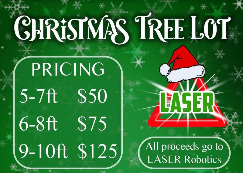 LASER Robotics Christmas Tree Lot