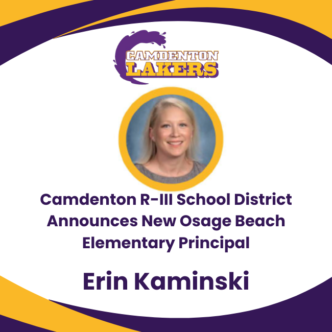 Erin Kaminski - Osage Beach Principal Announcement