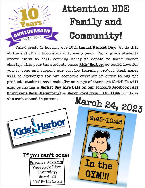 Market Day Flyer