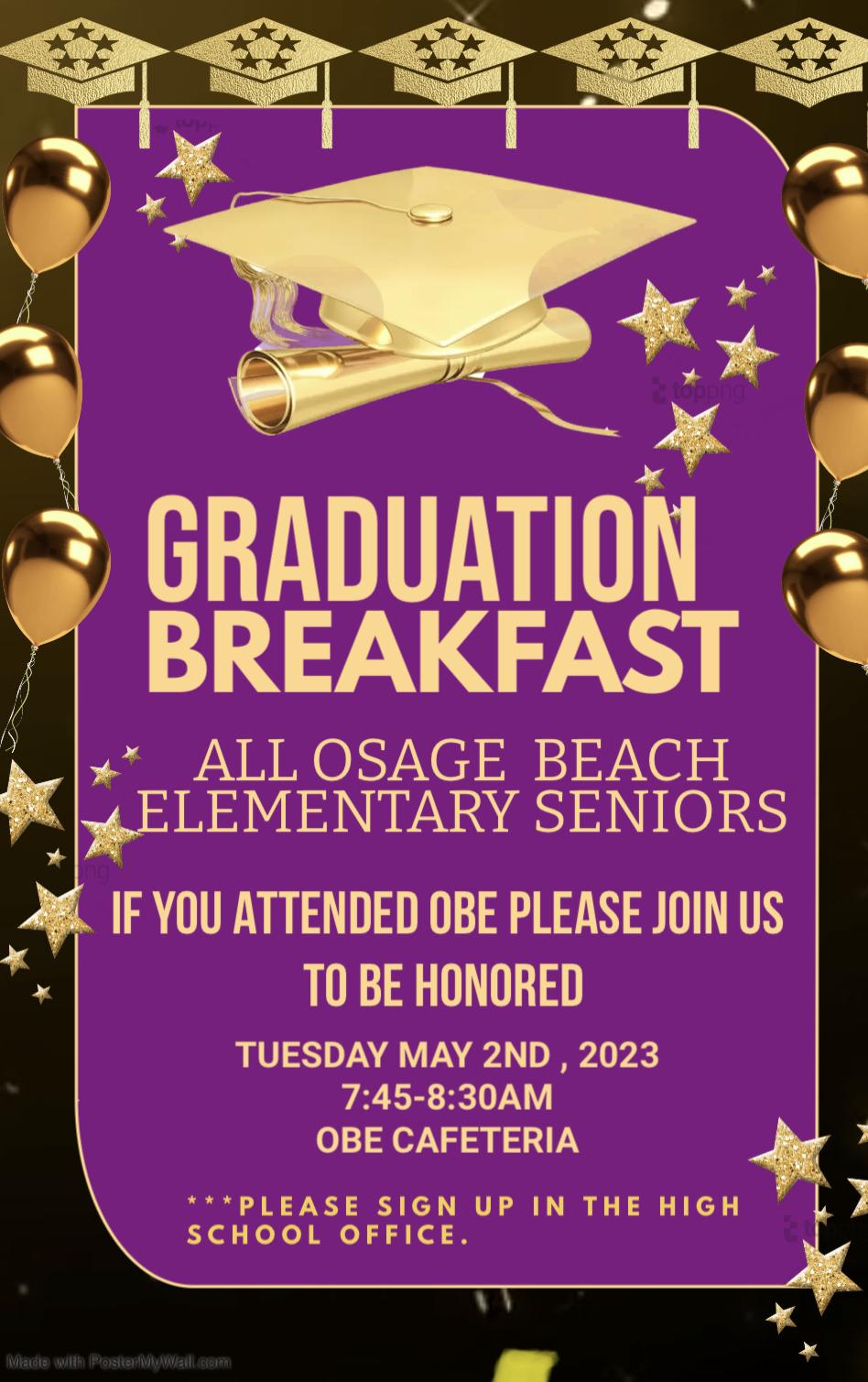 OBE Senior Breakfast