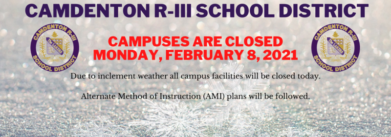 Campus Closed - Monday, February 8, 2021