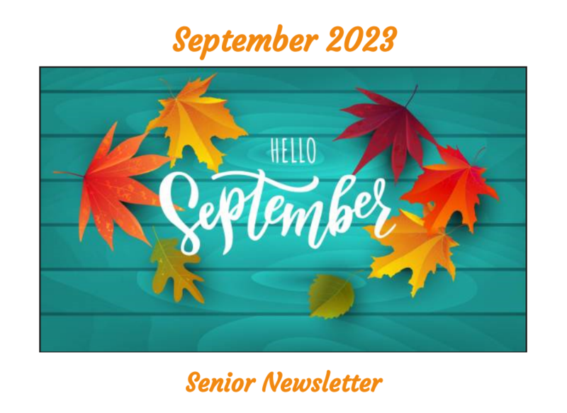 September Senior Newsletter