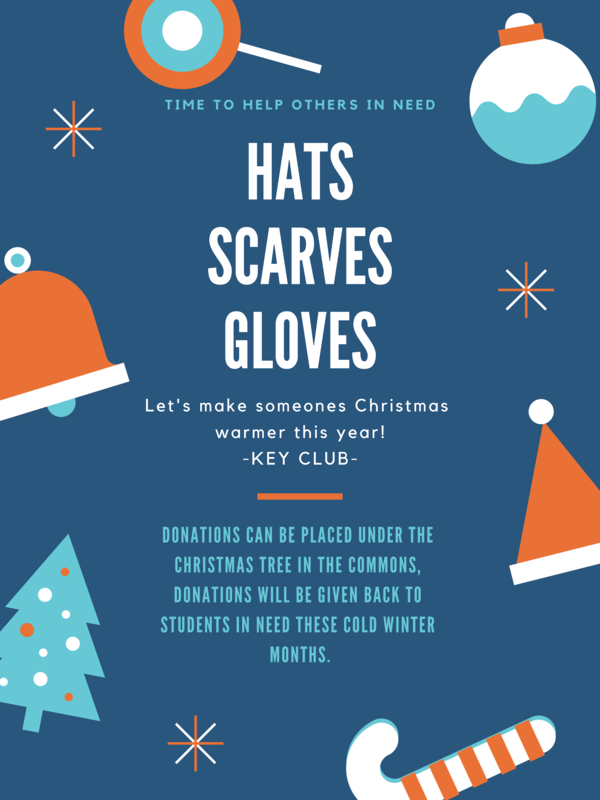 Key Club - Hat, Scraves, Gloves Drive