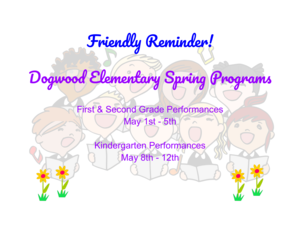 Spring Music Programs