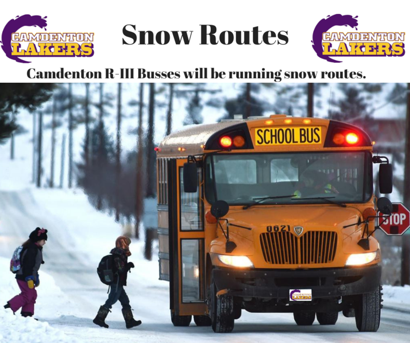 Snow Routes - Wednesday January 22, 2020