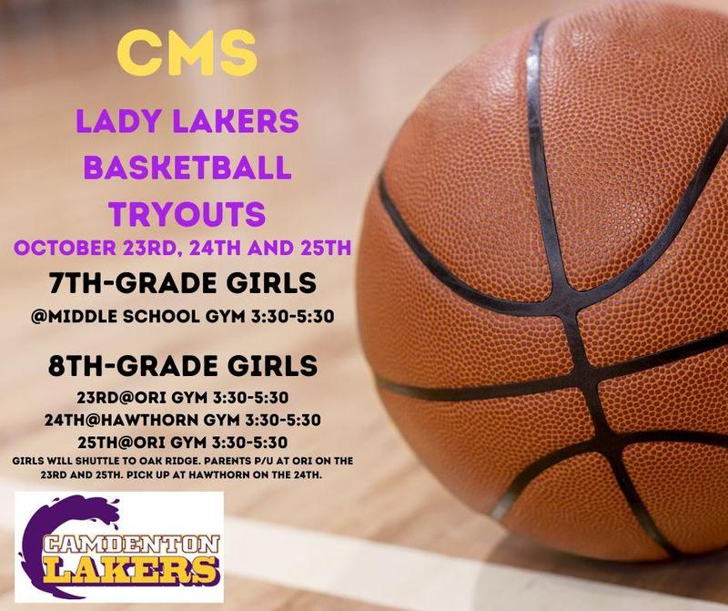 CMS Girls Basketball Tryout Info