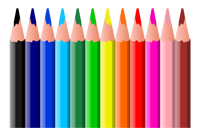 colored pencils