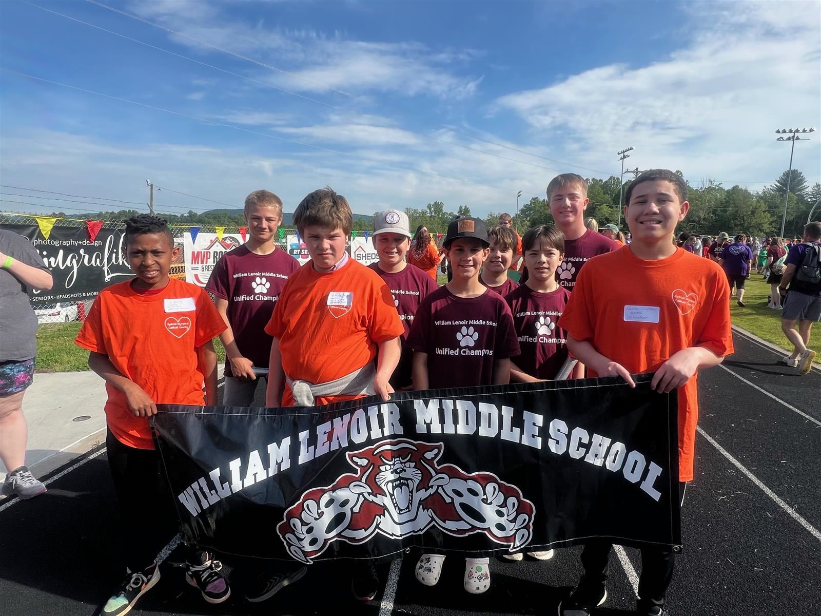  William Lenoir's Unified Champions Club Members