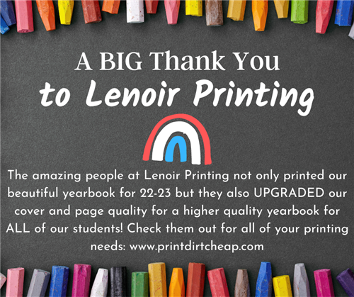 TY to Lenoir Printing