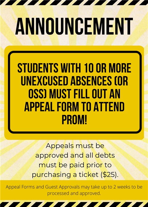 Prom Announcement