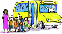 School Bus and Children