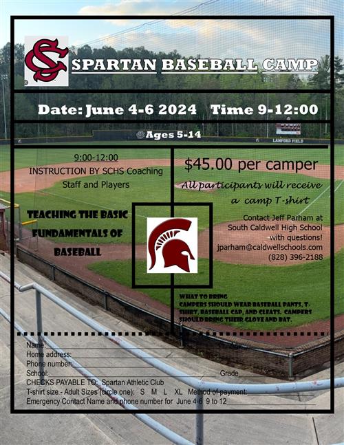 Spartan Baseball Camp