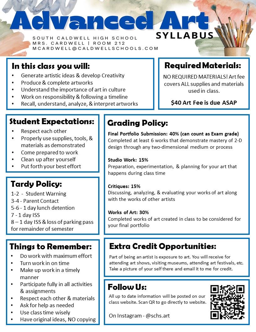 Art 4 Syllabus page 1