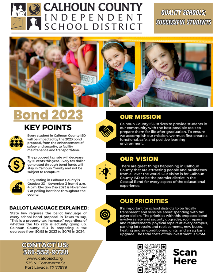 Bond 2023 flyer