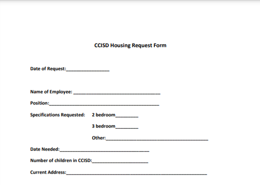 Housing Form Housing Form