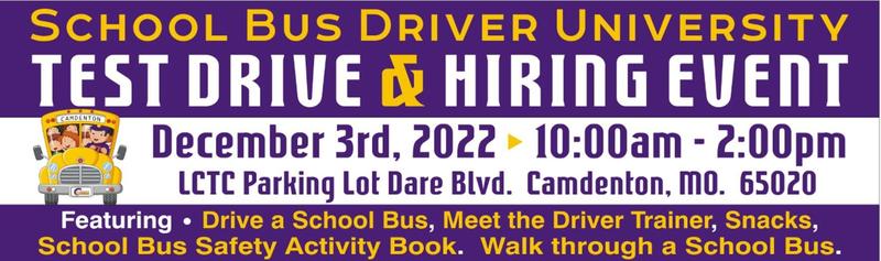 Bus Driver - Test Drive & Hiring Event