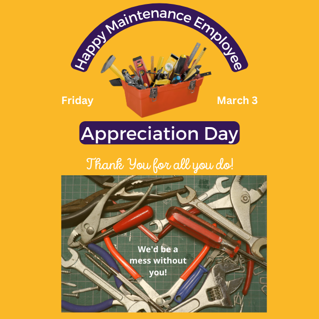 Maintenance Worker Appreciation Day