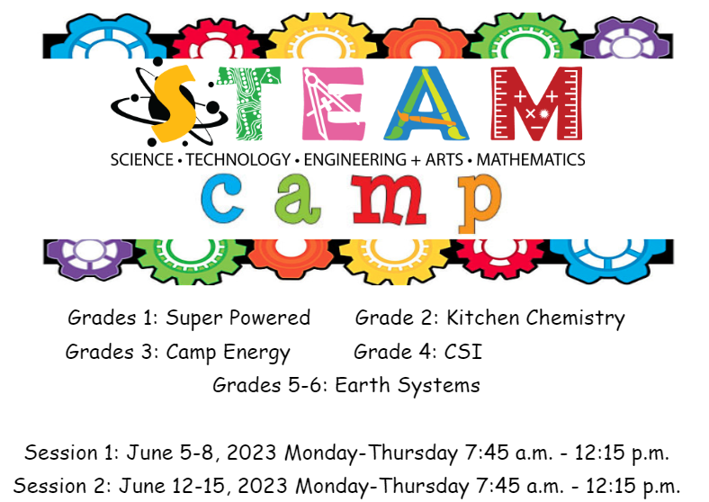 STEAM Camp Flyer