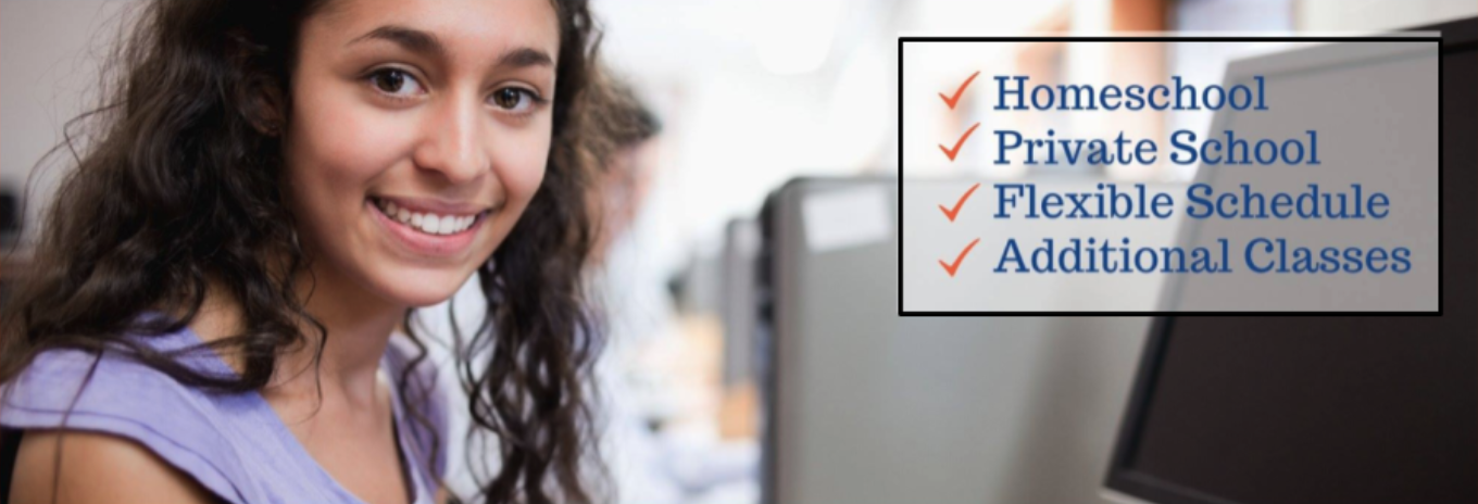 Photo Image Female seated at computer