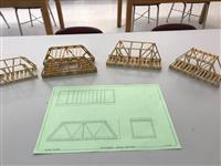 Technical drawing of bridges