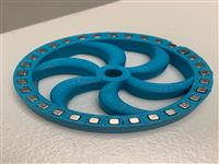 Custom 3-D print project of a wheel