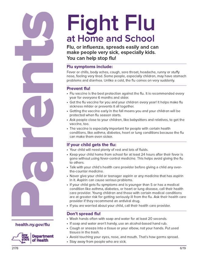 Fight the Flu at Home and School