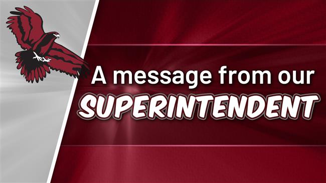  CS Superintendent message
