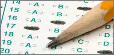 pencil and scantron form