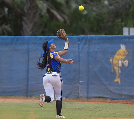 softball action shot