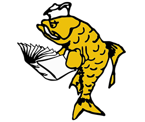 tarpon logo holding book