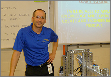 CHS teacher in classroom