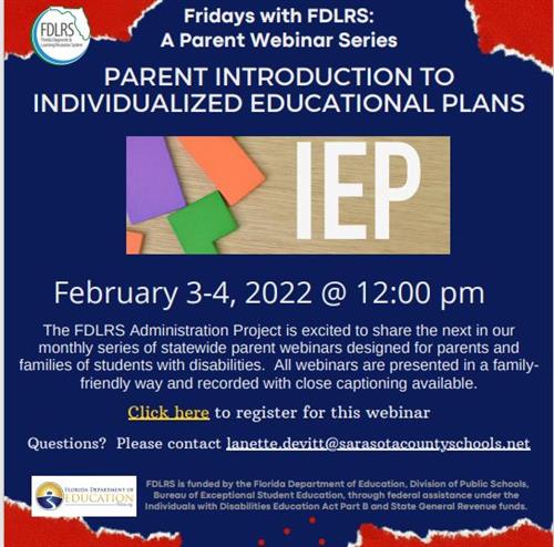 Parent Introduction to IEPs