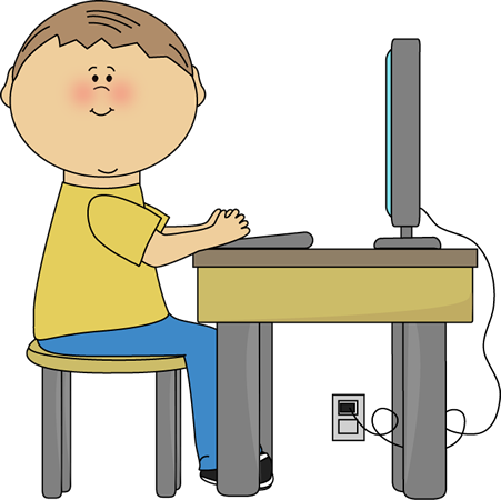 kid at desk 