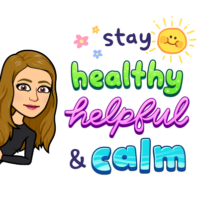 stay healthy helpful and calm