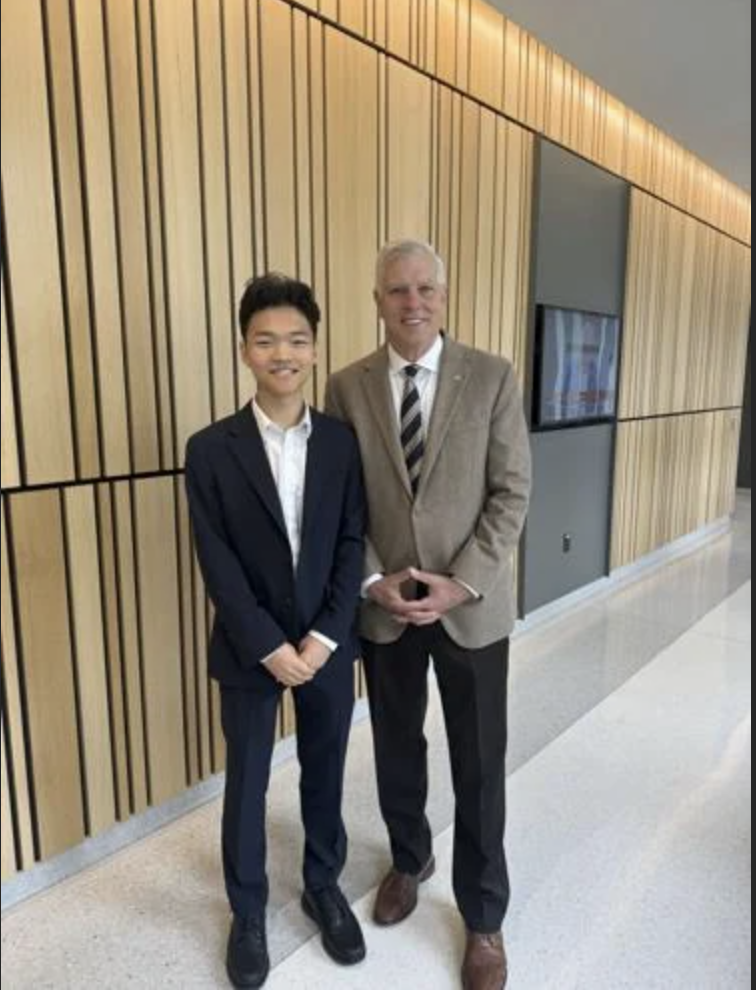 Lawrence Kim makes the news