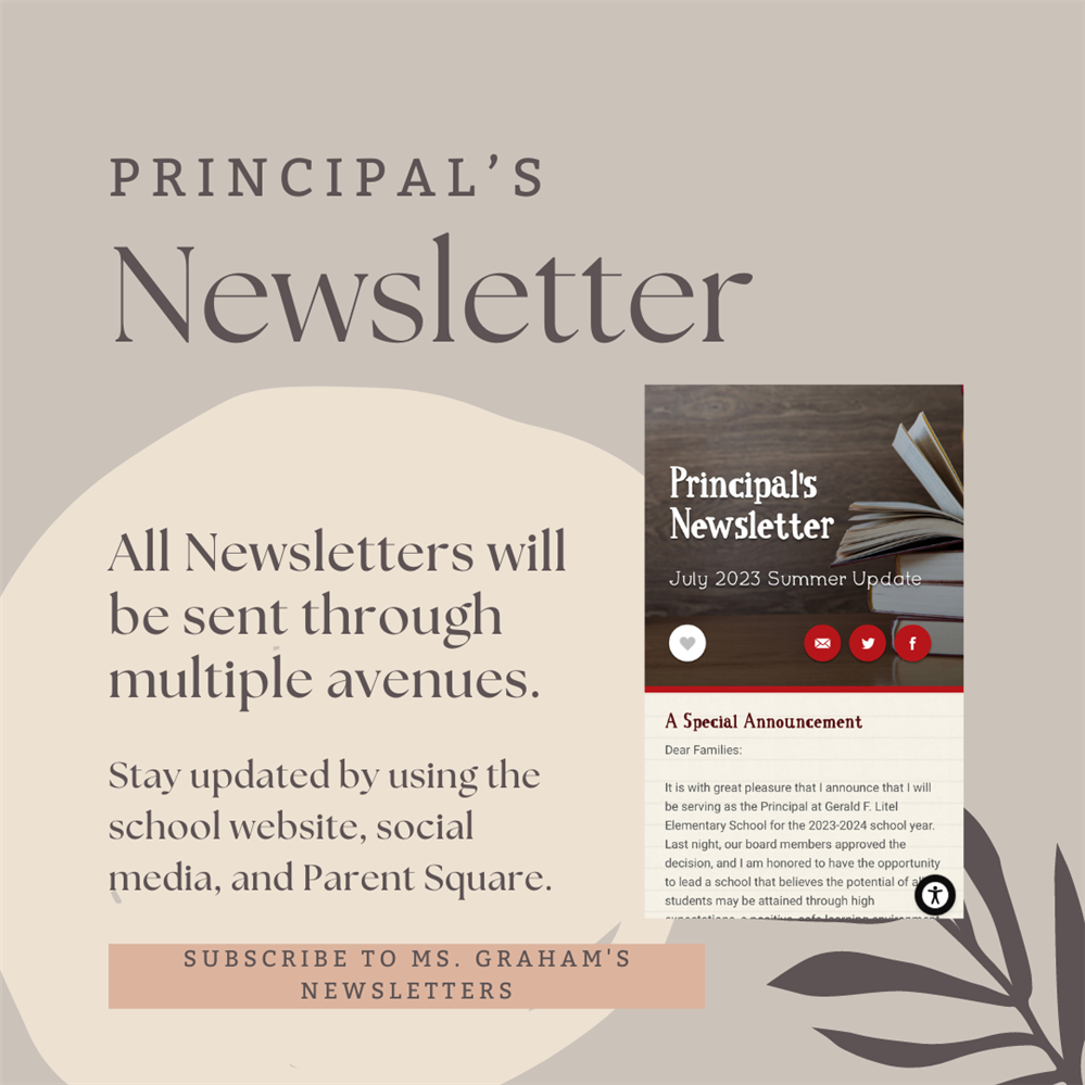  Principal's Weekly Newsletter