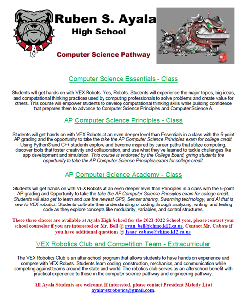 cs pathway flier