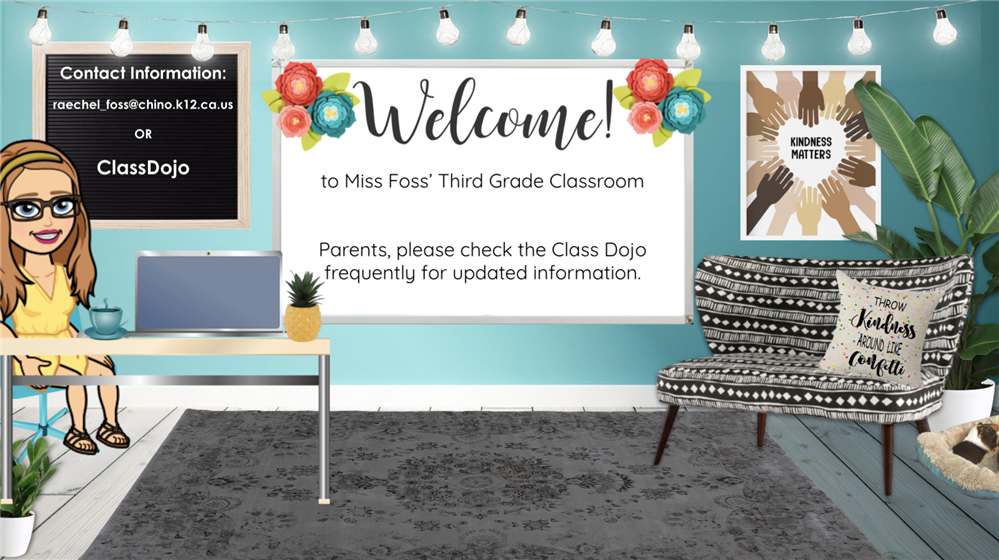 Welcome to Miss Foss' Third Grade Classroom