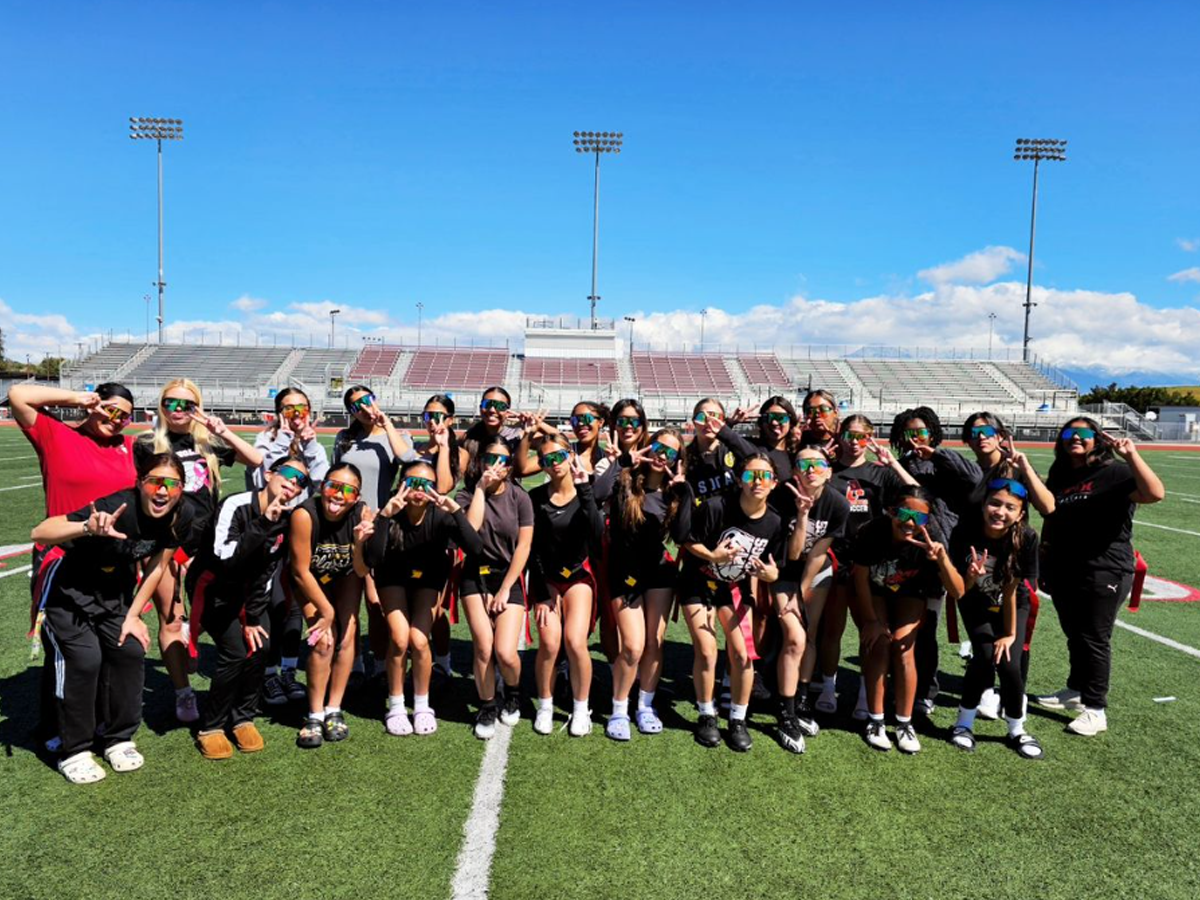 The Ayala High Flag Football team