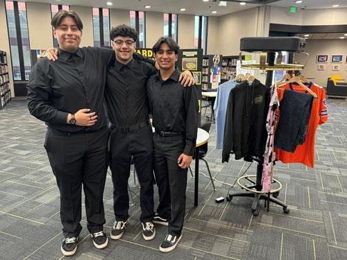 A trio of Lugo students showcase their design project