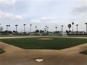 Infield of new baseball field Infield of new baseball field
