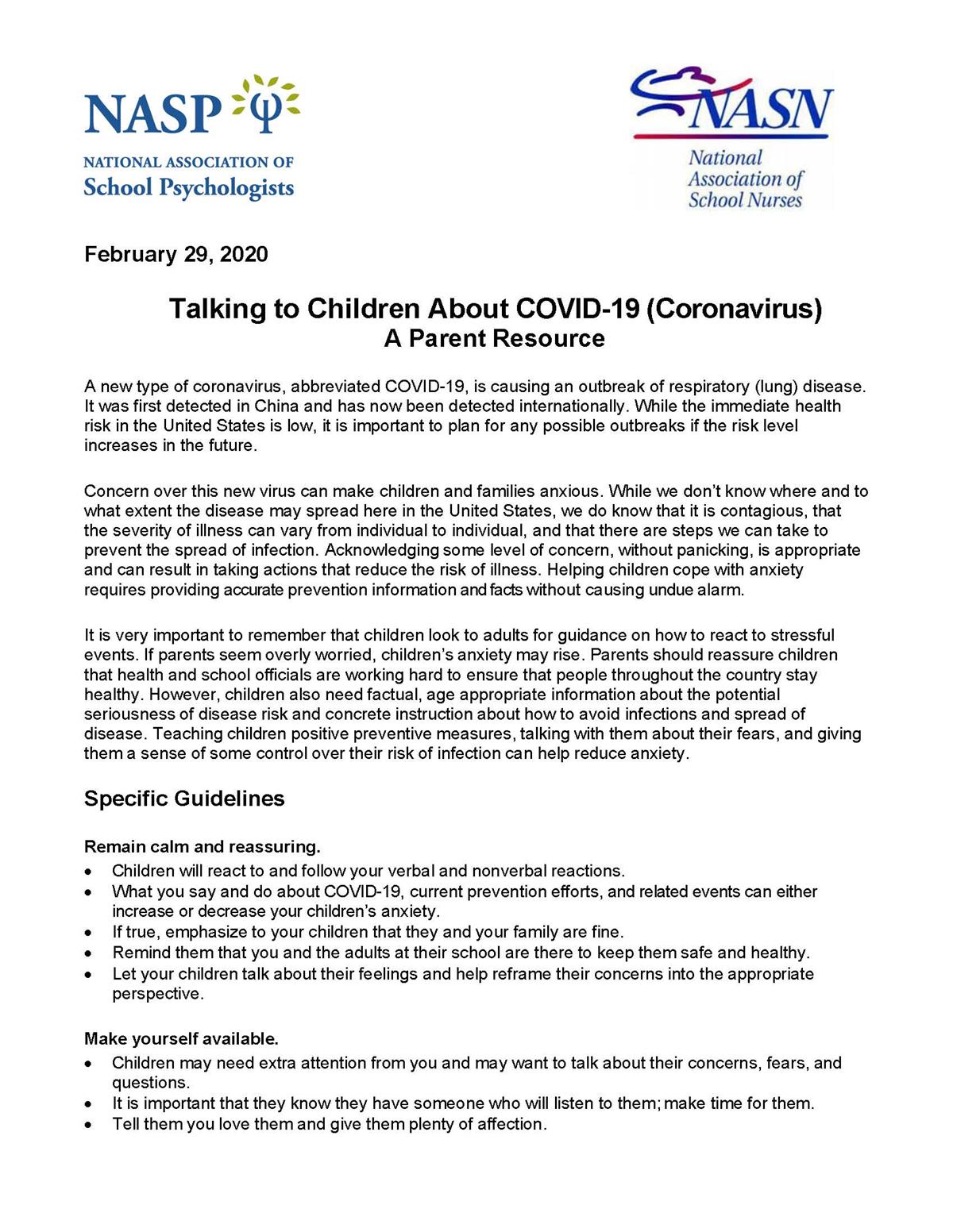 talking to kids advice 