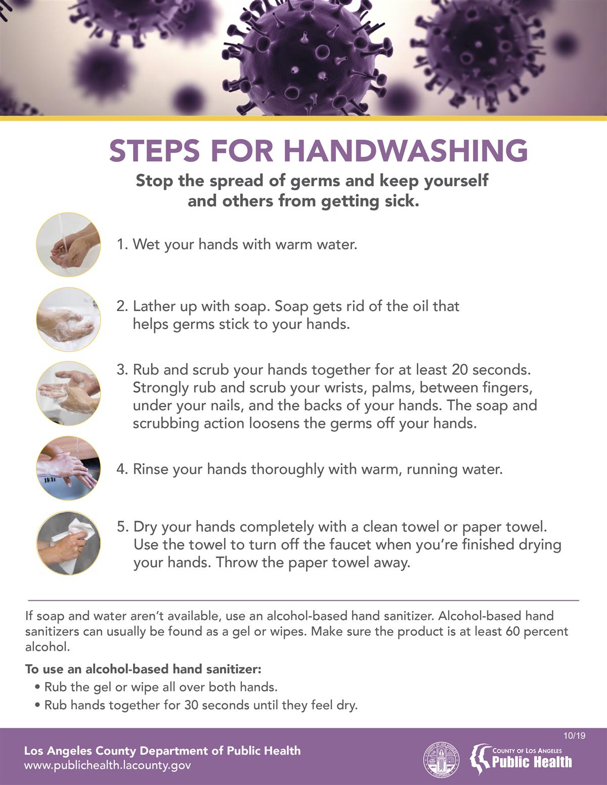 hand washing guidance 
