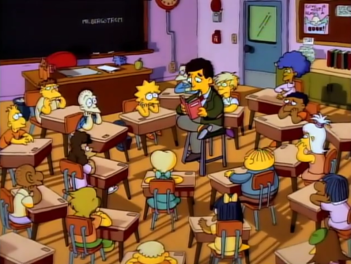 Simpsons Bergstrom Classroom