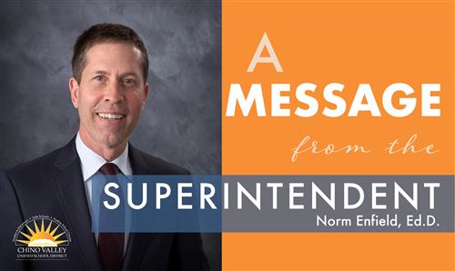 Message from Superintendent Message from Superintendent