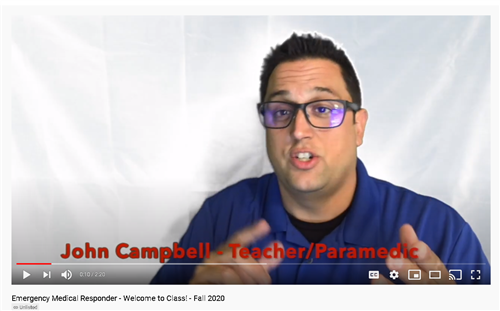 Mr. Campbell's Welcome Video - Fall 2020 