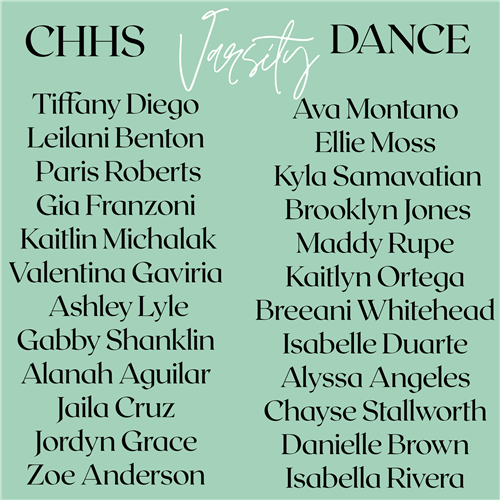 Varsity Dance 